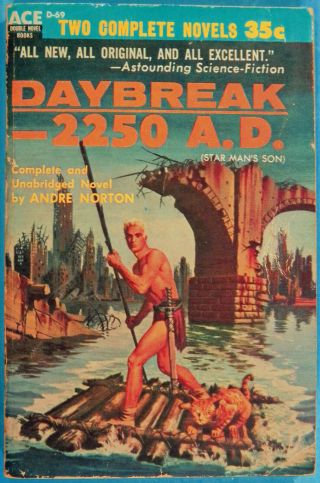 Ace Dbl D69,  Daybreak 2250 Ad By Andre Norton,  Beyond Earths Gade,  Lewis Padgett