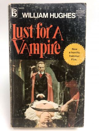Just For A Vampire William Hughes Beagle Horror 1st Printing
