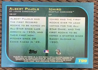 2001 Topps Traded Complete Set (T1 - T265) Pujols & Ichiro RCs 4