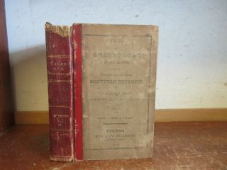 Old Tales Of A Grandfather Scottish History Leather Book 1830 Sir Walter Scott,