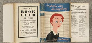 The Book Club Anybody Can Do Anything Hard Back Book Betty Macdonald 3