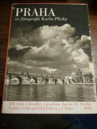 Praha Be Fotografi Karla Plicky 1940 Prague Vintage Photography