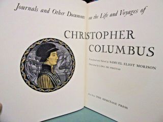 Journals & Other Documents On The Life & Voyages Of Christopher Columbus - 1963