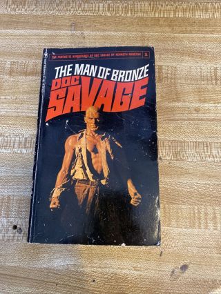 Doc Savage 1 The Man Of Bronze Kenneth Robeson Vintage 1972