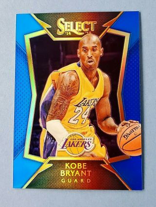 Kobe Bryant 2014/15 Panini Select Blue 247/249 Los Angeles Lakers Hof Legend Ssp