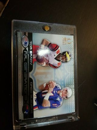 2000 Pacific Omega Tom Brady And Drew Bledsoe " Nfl Generations " 13