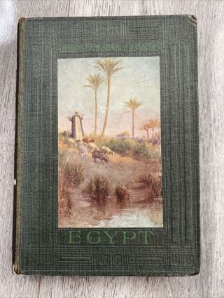 Antique Book - Peeps At Many Lands Egypt By R Talbot Kelly 1909 Colour Plates