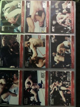 2009 Toops Ufc Round 1 Complete Base Set (with Checklists).  Rare