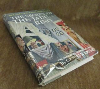 1953 Secret Of The Jade Ring,  Carolyn Keene,  Dana Girls Mystery,  Hc Dj 1st Tweed