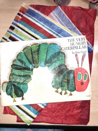 Vintage The Very Hungry Caterpillar By Eric Carle - 2nd Printing 1974