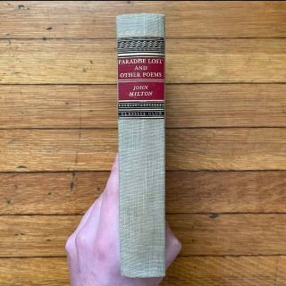 Paradise Lost And Other Poems By John Milton (hardcover,  Classics Club,  1947)