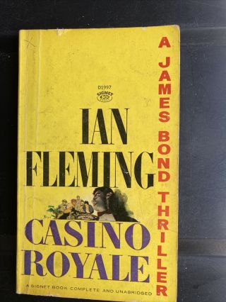 Casino Royale,  A James Bond Thriller,  By Ian Fleming Sc 15th Prtg 1964