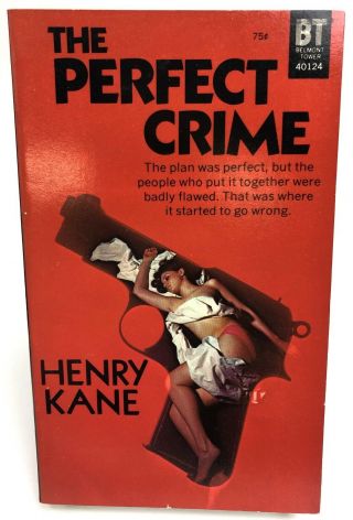 The Perfect Game Henry Kane Belmont Tower 40124 Gga 1st Prinitng Mystery