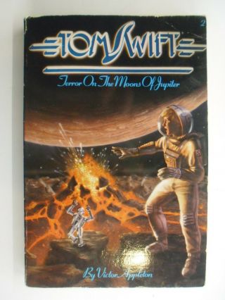 Tom Swift 2 Terror On The Moons Of Jupiter,  Wanderer Paperback,  1st Print,  1981