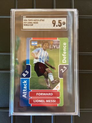 Rookie Lionel Messi Argentina First Topps Card Match Attax 2006 World Cup Pop 1