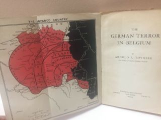 The German Terror In Belgium By Arnold J.  Toynbee 1917 3