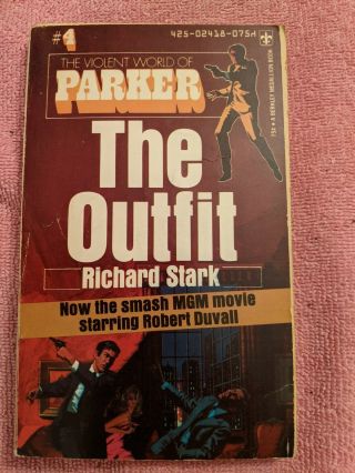 Richard Stark,  The Outfit,  Parker,  Mass Market Paperback,  1973,  Berkley