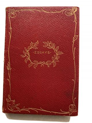 Essays By Ralph Waldo Emerson - The Ariel Booklets.  1900’s.