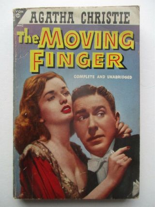 The Moving Finger By Agatha Christie - Avon 164,  1948
