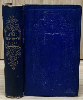 Old Antique Poetical Of Alfred Tennyson Book 1856 Victorian Poetry Millers