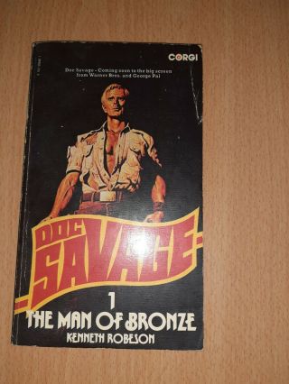 Kenneth Robeson Doc Savage 1 The Man Of Bronze Corgi Books 1975