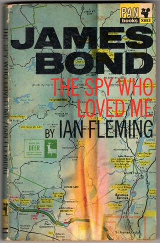 The Spy Who Loved Me By Ian Fleming Vintage Paperback Book 1st Pan X653 1967
