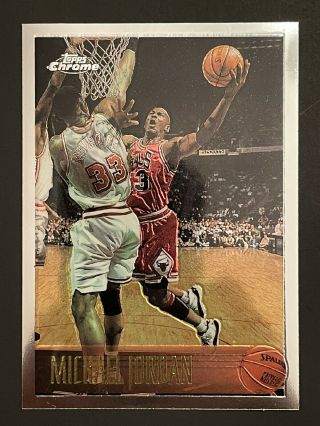 1996 - 97 Topps Chrome 139 Michael Jordan Sp Card Rare