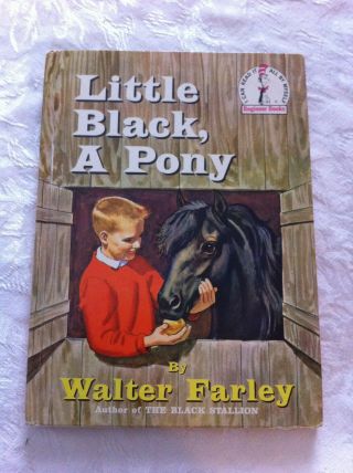 Vtg 1961 - Little Black,  A Pony By Farley,  I Can Read It Beginner Books,  Hb/vgc