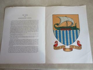 The Arms Of Gordonstoun School By David Christie - Murray & Dan Escott - Heraldry