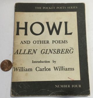 1959 Allen Ginsberg Howl And Other Poems 8th Printing City Lights Books