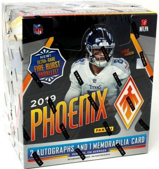 2019 Panini Phoenix Football Hobby Box Blowout Cards