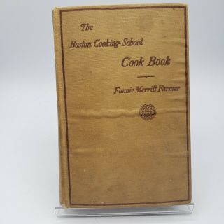 The Boston Cooking School Cook Book 1924 By Fannie Merritt Farmer
