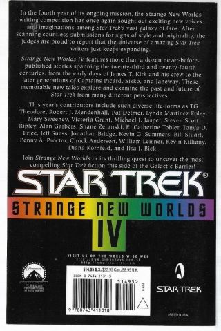 STAR TREK STRANGE WORLDS IV Edited by Dean Wesley Smith 2