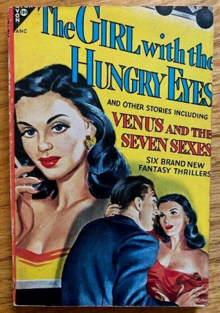 The Girl With The Hungry Eyes And Other Stories; Ann Cantor Cover.  Avon 184