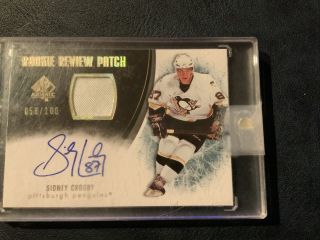 07 - 08 Spa Sidney Crosby Rookie Review Patch Auto 58/100 Half Price Than Others