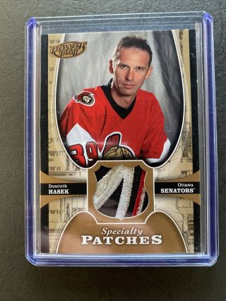 2005 - 06 Upper Deck Power Play Specialty Patches Patch /5 Dominik Hasek Rare