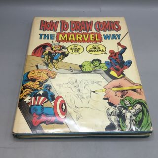 How To Draw Comics The Marvel Way - Stan Lee / John Buscema 1978 Schuster
