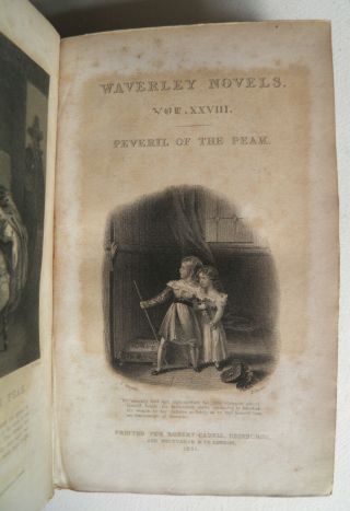 Waverley Novels Sir Walter Scott Peveril Of The Peak 1831