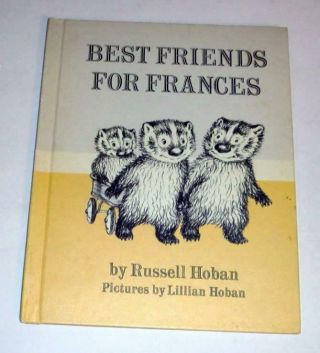 Best Friends For Frances By Russell Hoban (1969,  Hardcover) Vintage