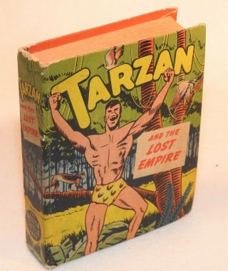 G,  Big Better Little Book Tarzan And The Lost Empire Whitman Comic Midget