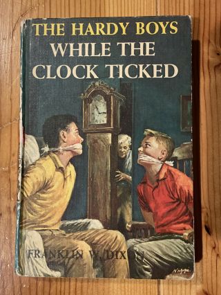 Hardy Boys Matte 11 While The Clock Ticked 1st Edit Rev Text Collectible
