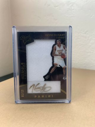 2016 - 17 Panini Black Gold Basketball Auto Patch 35 Kevin Durant Rare 1/10