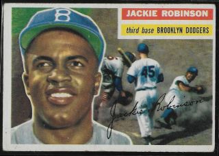 1956 Topps Baseball Jackie Robinson 30 Low For Multiple Items