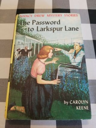 Vintage Nancy Drew Mystery Stories The Password To Larkspur Lane 10,  1933,  Rare