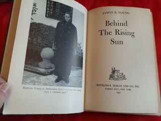 Behind the Rising Sun by James R.  Young,  pub 1941 (WW2,  Japan,  Emporer Hirohito 3