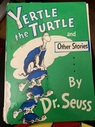 1958 Yertle The Turtle And Other Stories Dr.  Seuss Random House Hc/dj
