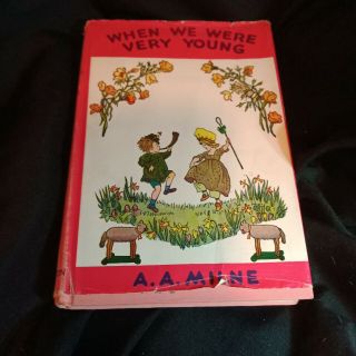 When We Were Very Young By A.  A.  Milne 1950 Hc Illustrated Book