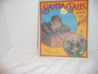 Santa Clause And His Book Illustrated By Thomas Nast