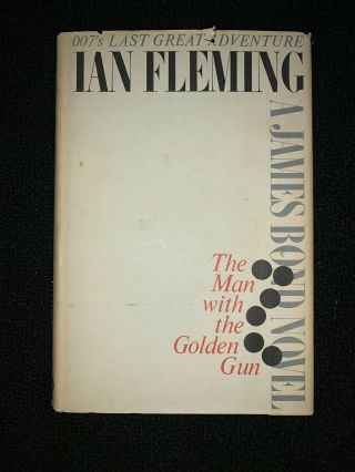 The Man With The Golden Gun Ian Fleming 1965 Hcdj James Bond