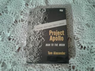 Vintage 1964 Project Apollo Man To The Moon Tom Alexander Hardcover Book